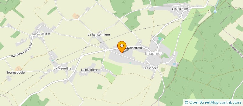 localisation de l'entreprise MONSIEUR CHRITOPHE SERRE  CHAUMOT