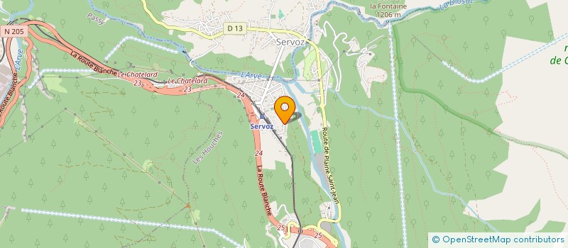 localisation de l'entreprise MONSIEUR CHRSITIAN DEVILLAZ-GENOUD  LES HOUCHES