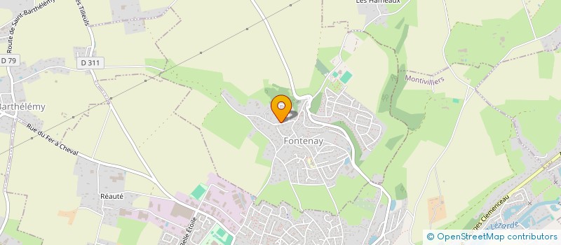 localisation de l'entreprise MONSIEUR CHRYSLAIN LOCSEI  FONTENAY