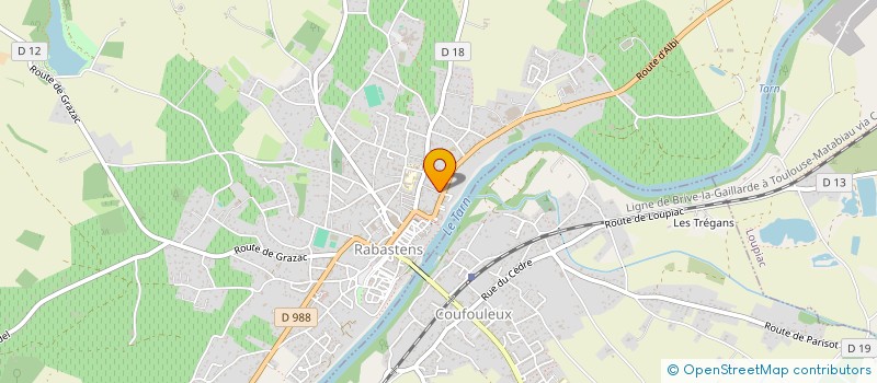 localisation de l'entreprise MONSIEUR CHRYSOSTOME GOURIO à RABASTENS