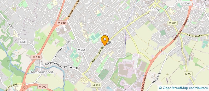 localisation de l'entreprise MONSIEUR CHRYSOSTOME RICHARDIERE  HEM