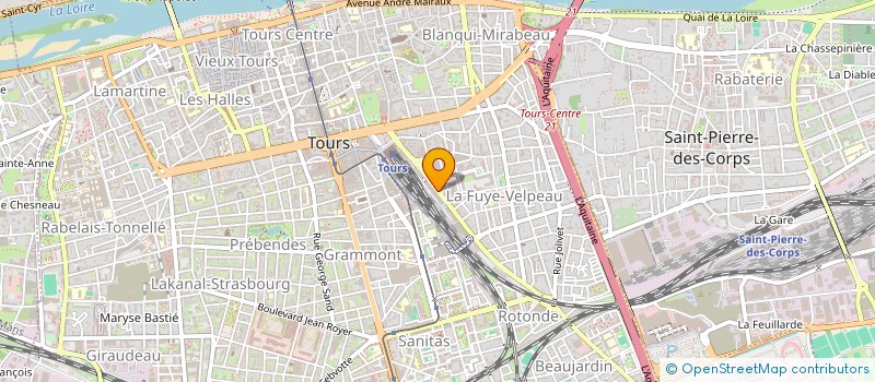 localisation de l'entreprise MONSIEUR CHUANQUIN LI  TOURS