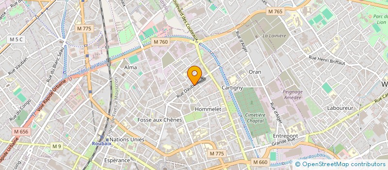 localisation de l'entreprise MONSIEUR CHUEN CHU HO  ROUBAIX