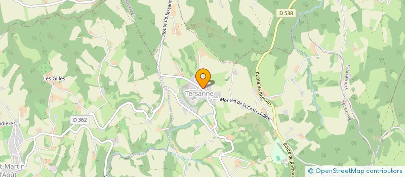 localisation de l'entreprise MONSIEUR CHUNN ALLIGIER  TERSANNE