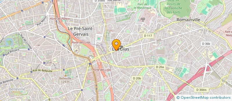 localisation de l'entreprise MONSIEUR CHUON TAN PIT à LES LILAS