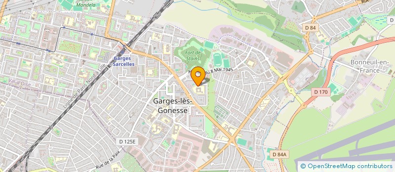 localisation de l'entreprise MONSIEUR CHYNGYZ SOVETBEK UULU  GARGES-LES-GONESSE