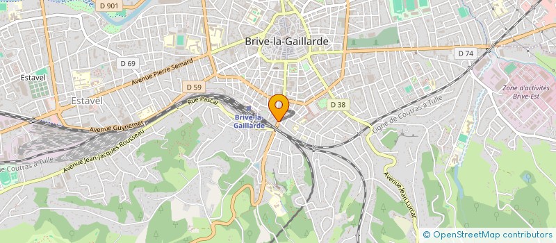 localisation de l'entreprise MONSIEUR CIAN RONZEAUD à BRIVE-LA-GAILLARDE