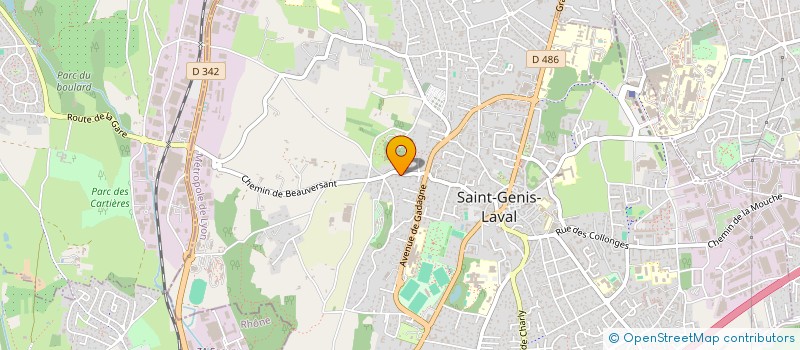localisation de l'entreprise MONSIEUR CIARON CULLEN à SAINT-GENIS-LAVAL