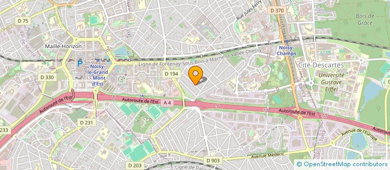 localisation de l'entreprise MONSIEUR CIDE FIGUEIREDO DA CONCEICAO  NOISY-LE-GRAND