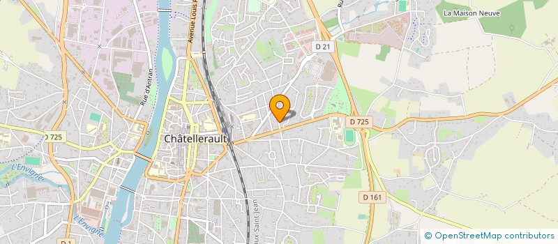 localisation de l'entreprise MONSIEUR CIDI DEROUICHE  CHATELLERAULT