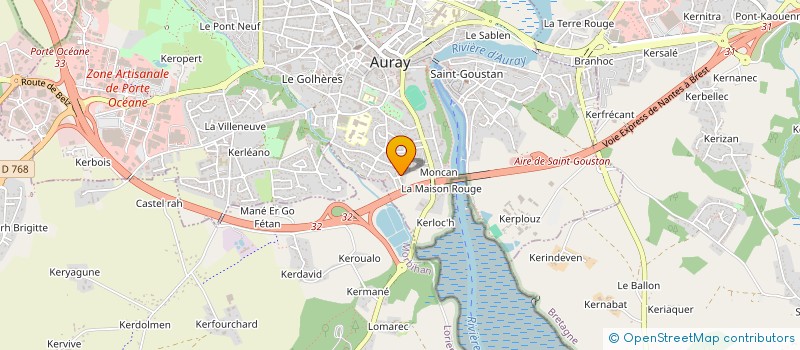 localisation de l'entreprise MONSIEUR CIHAD ARITOPRAK à AURAY