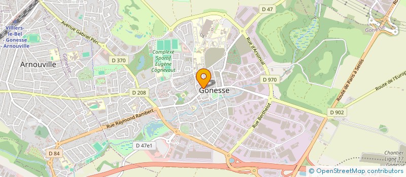 localisation de l'entreprise MONSIEUR CIHAM DOGAN à GONESSE