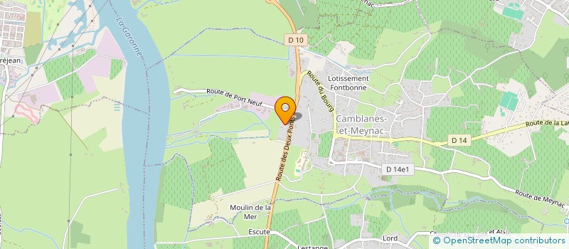 localisation de l'entreprise MONSIEUR CIHAN ALAN  CAMBLANES-ET-MEYNAC