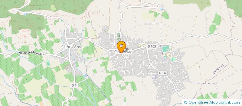 localisation de l'entreprise MONSIEUR CIHAN ATASEVEN à CLARENSAC