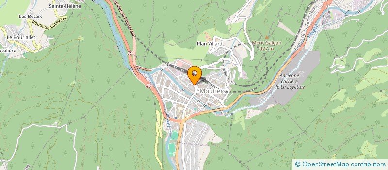 localisation de l'entreprise MONSIEUR CIHAN BOZKURT à MOUTIERS