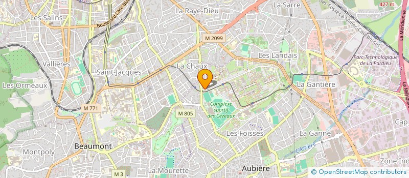 localisation de l'entreprise MONSIEUR CIHAN ELIE  AUBIERE