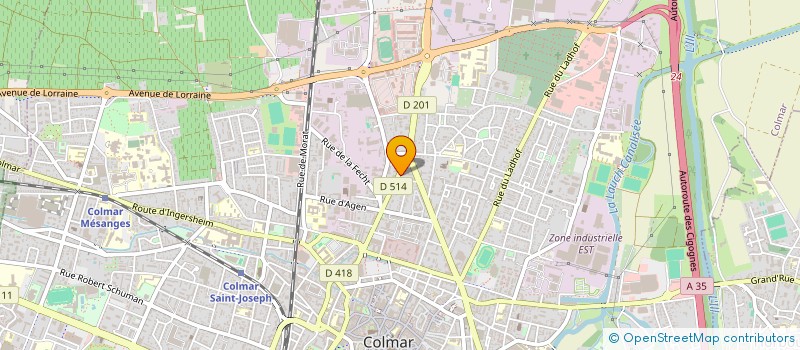 localisation de l'entreprise MONSIEUR CIHAN ERSOY  COLMAR