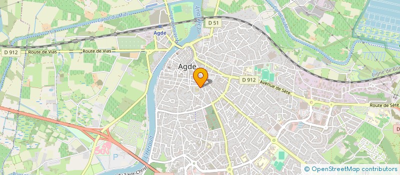 localisation de l'entreprise MONSIEUR CIHANGIR COBANOGLU  AGDE