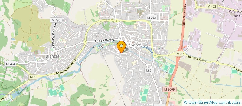 localisation de l'entreprise MONSIEUR CIHAT DEMIRKOPARAN  CEBAZAT