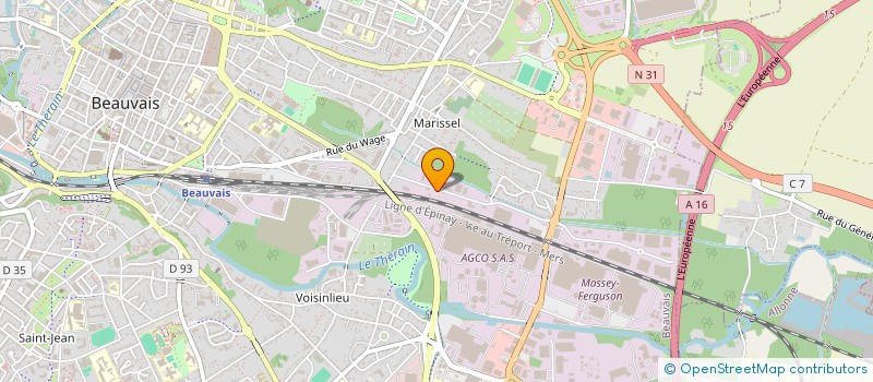 localisation de l'entreprise MONSIEUR CINDY SMITH  BEAUVAIS