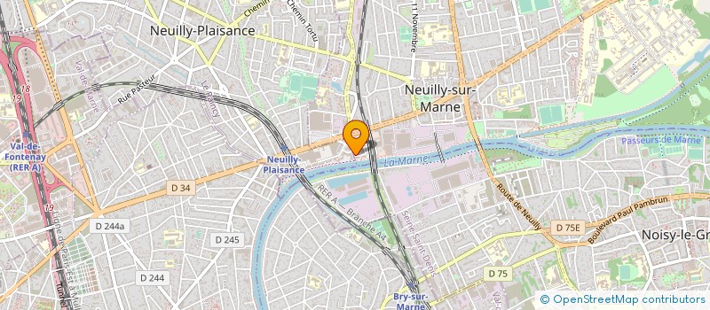localisation de l'entreprise MONSIEUR CINERE LOUBELO à NEUILLY-SUR-MARNE