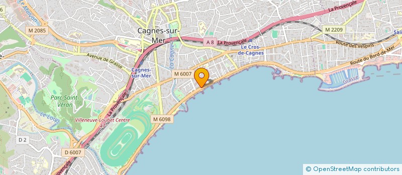 localisation de l'entreprise MONSIEUR CIPRIAN ACSINIA à CAGNES-SUR-MER