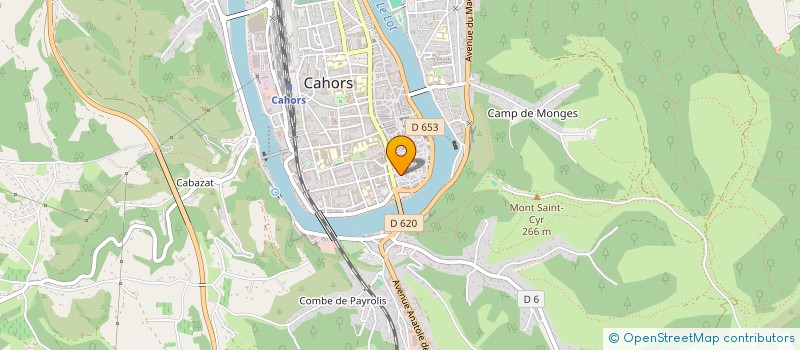 localisation de l'entreprise MONSIEUR CIPRIAN-ALEXANDRU MIRON  CAHORS