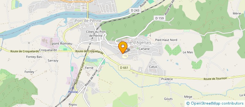 localisation de l'entreprise MONSIEUR CIPRIAN ANTON  PENNE-D'AGENAIS