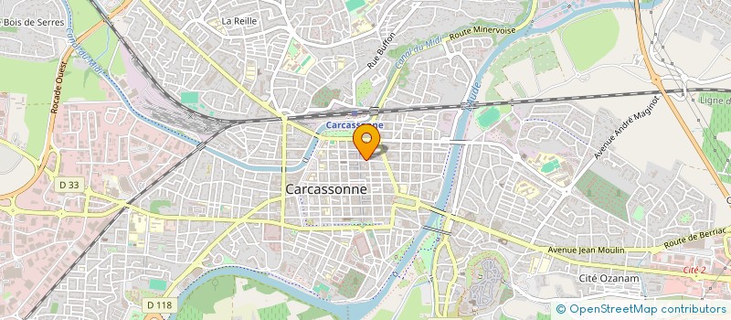 localisation de l'entreprise MONSIEUR CIPRIAN CALDARAS  CARCASSONNE