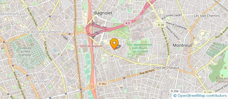 localisation de l'entreprise MONSIEUR CIPRIAN CLAUDIU BUD à BAGNOLET