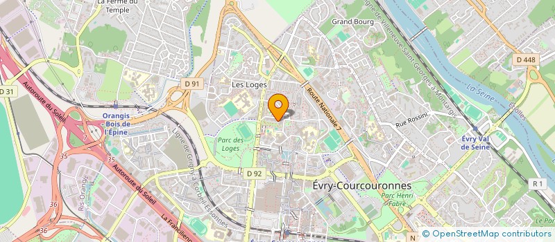 localisation de l'entreprise MONSIEUR CIPRIAN-IONEL PIROS  EVRY-COURCOURONNES