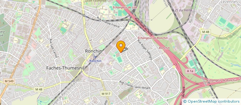 localisation de l'entreprise MONSIEUR CIPRIAN OVIDIU MUNTIU à RONCHIN
