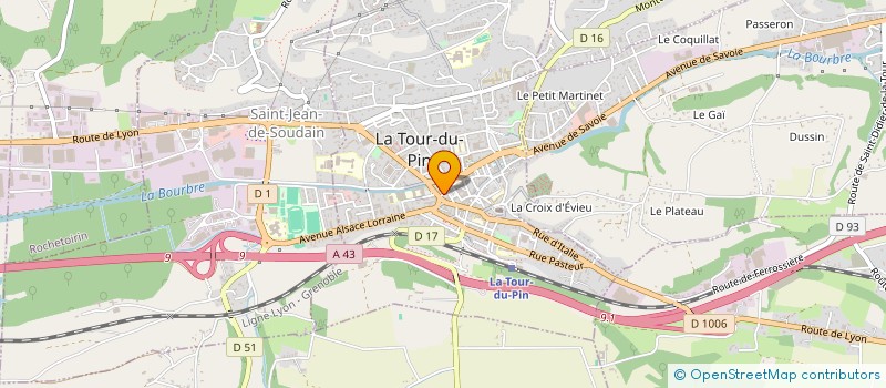 localisation de l'entreprise MONSIEUR CIPRIAN PAPP  LA TOUR-DU-PIN