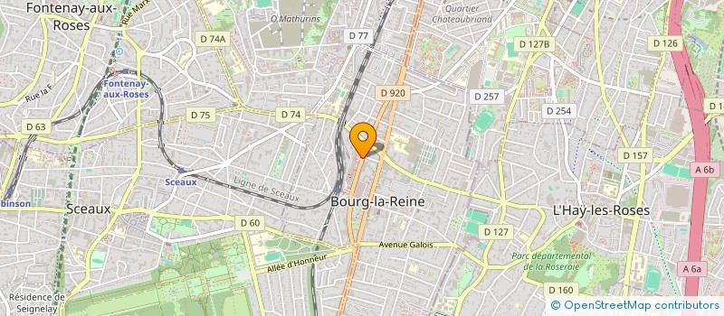 localisation de l'entreprise MONSIEUR CIPRIAN SZABO à BOURG-LA-REINE