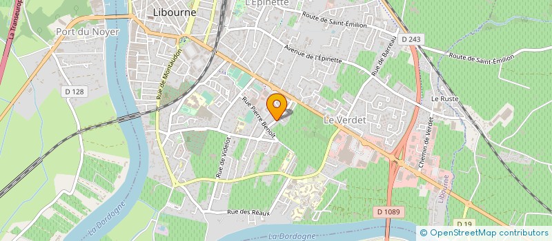 localisation de l'entreprise MONSIEUR CIPRIAN TIBA  LIBOURNE