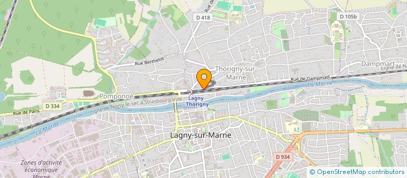 localisation de l'entreprise MONSIEUR CIPRIAN TRINCA  LAGNY-SUR-MARNE