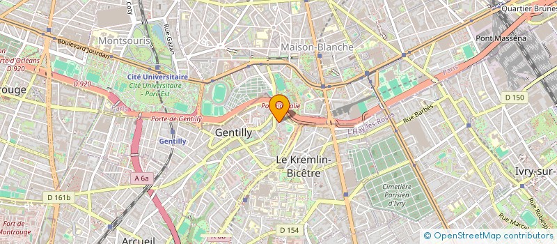 localisation de l'entreprise MONSIEUR CIPRIAN-VASILE RAT à GENTILLY