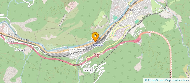 localisation de l'entreprise MONSIEUR CIRO BRUNO  MODANE