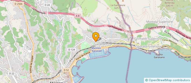 localisation de l'entreprise MONSIEUR CIRO GIULIANO à MENTON