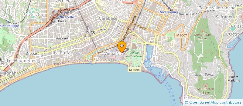 localisation de l'entreprise MONSIEUR CIRO TERRANA à NICE