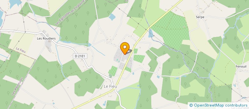 localisation de l'entreprise MONSIEUR CISSE TREVISAN  LE FIEU