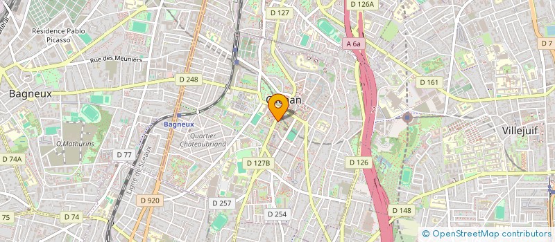 localisation de l'entreprise MONSIEUR CITE-JARDINS LYAM  CACHAN