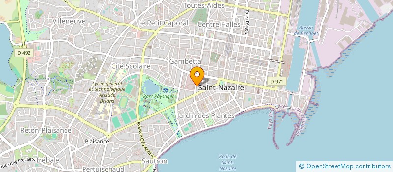 localisation de l'entreprise MONSIEUR CIUMAC GABRIEL  SAINT-NAZAIRE