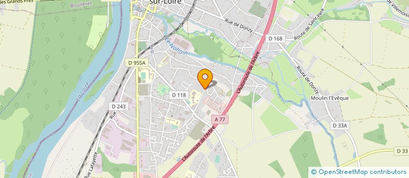 localisation de l'entreprise MONSIEUR CIWAN CIMENDAG à COSNE-COURS-SUR-LOIRE