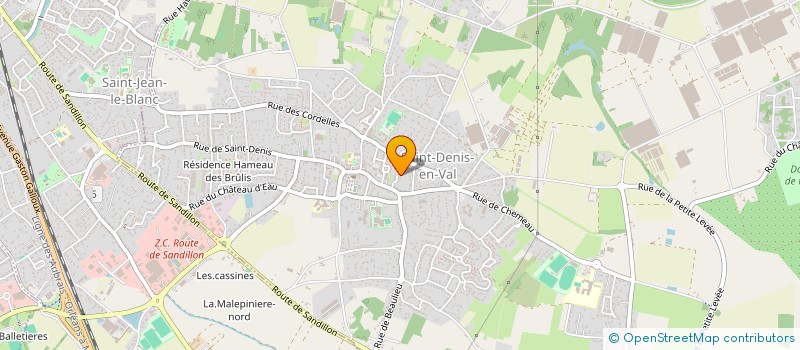 localisation de l'entreprise MONSIEUR CLAILTON LOZANO DE OLIVEIRA  SAINT-DENIS-EN-VAL