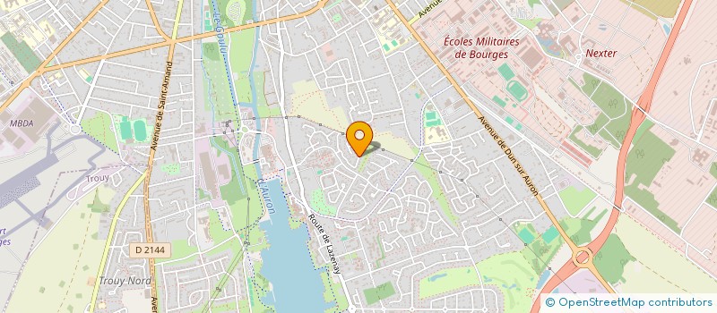 localisation de l'entreprise MONSIEUR CLAIN HERMANN  BOURGES