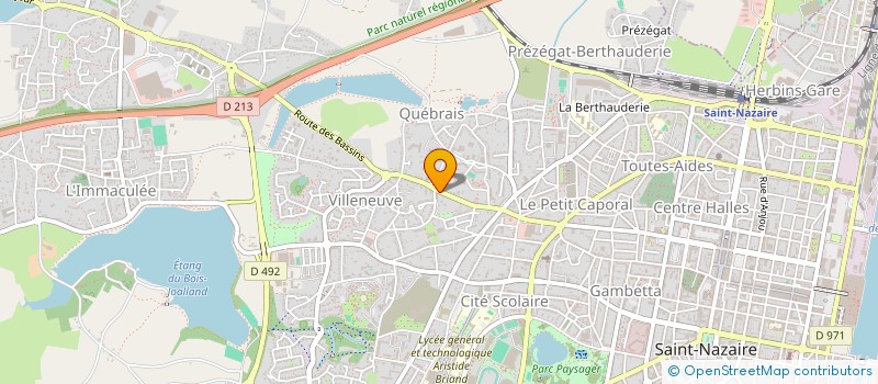 localisation de l'entreprise MONSIEUR CLAIR GENEST  SAINT-NAZAIRE