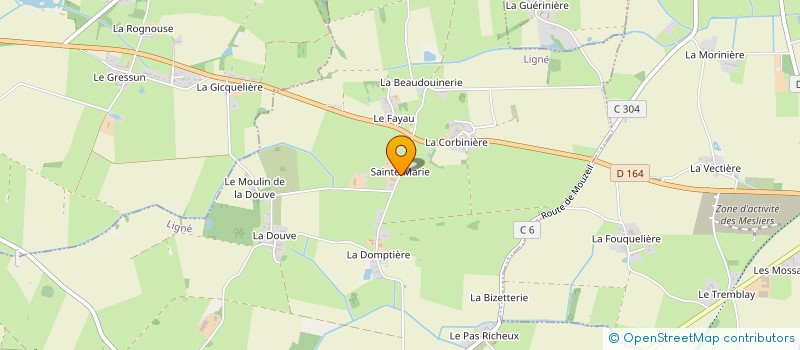 localisation de l'entreprise MONSIEUR CLAIR HARDY à LIGNE