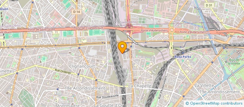 localisation de l'entreprise MONSIEUR CLAIRCIDE TOUSSAINT  PARIS