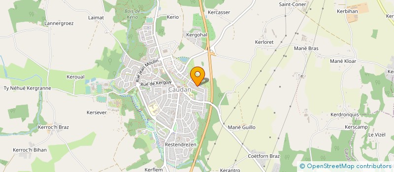 localisation de l'entreprise MONSIEUR CLAISEL DE MIENCE MATSOUMA KIKOUAMA à CAUDAN